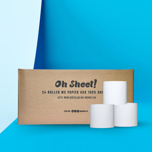Oh Sheet! 100% Bambus WC Papier - Naked Edition - Oh Sheet!